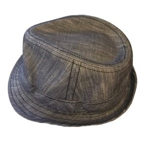 Vintage Black Rivet L-XL Fedora
